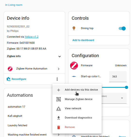 Add device via this device