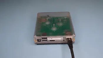 Connecting the power cable to the device