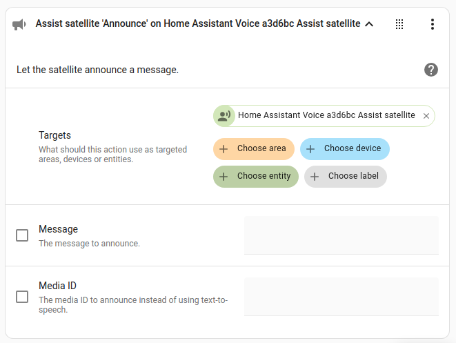 Screenshot showing the automation editor